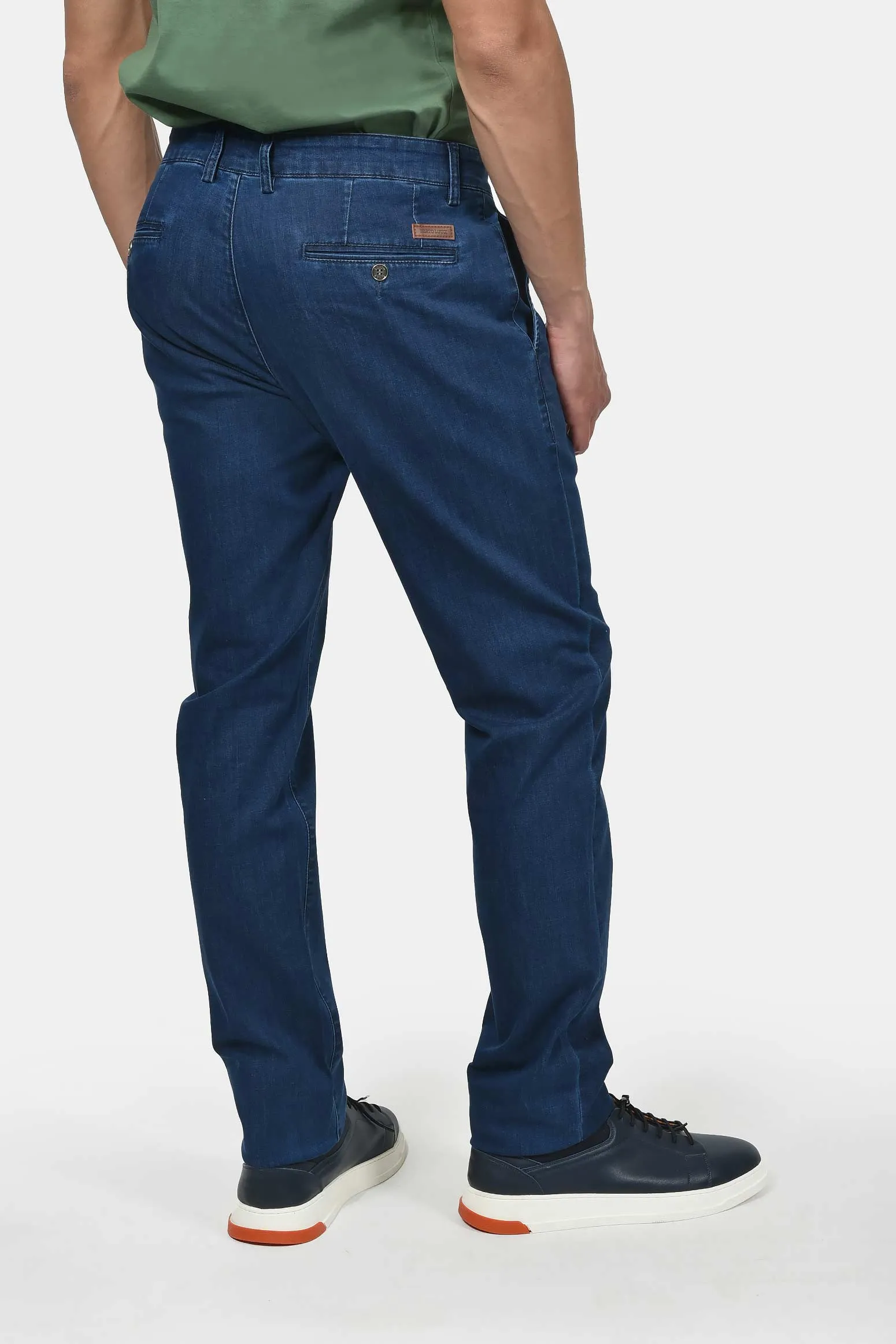 Ανδρικό Τζιν Chinos Παντελόνι Classic Fit Με Μαλακή Υφή