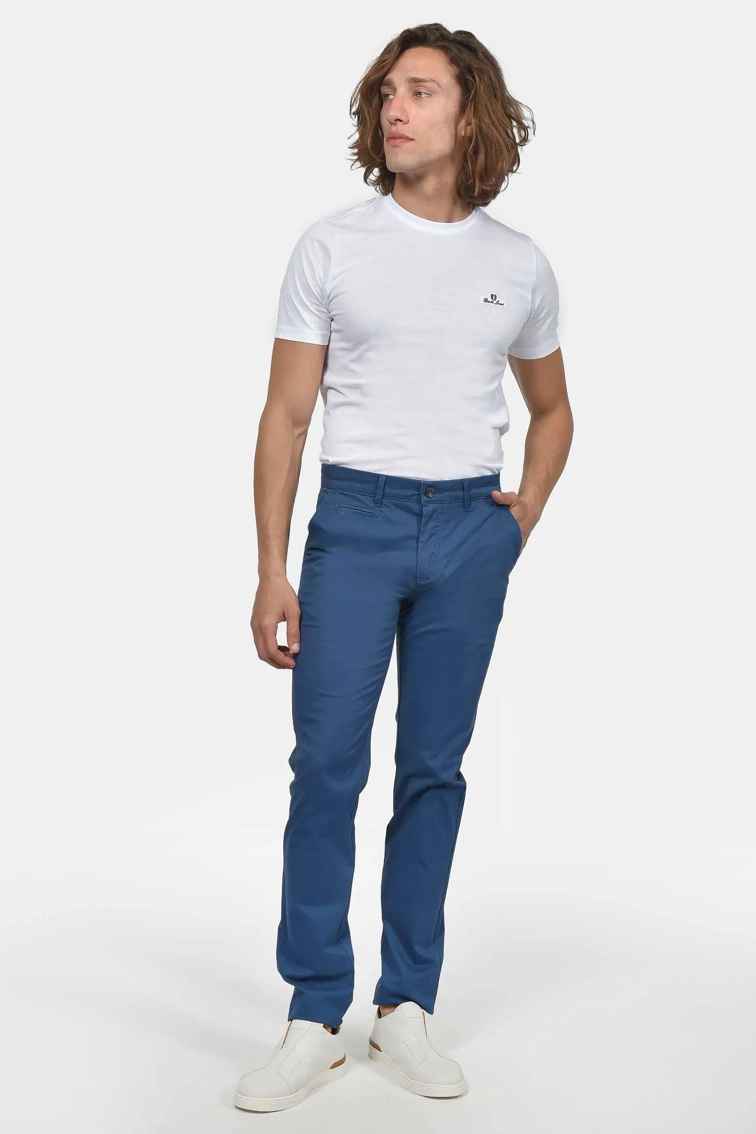 Ανδρικό Παντελόνι Chinos Slim Fit Με Άνετη Ελαστικότητα