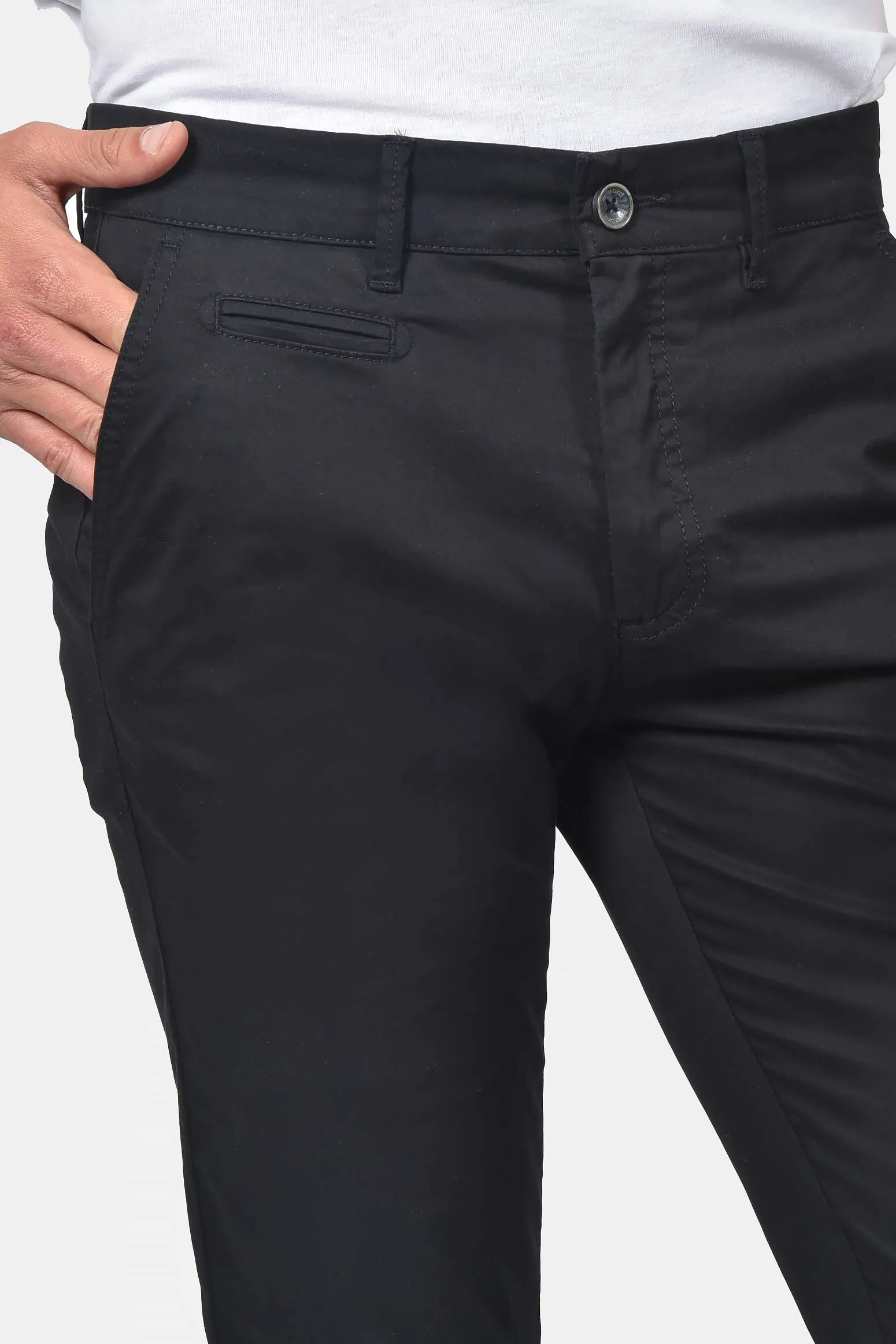 Ανδρικό Παντελόνι Chinos Slim Fit Με Άνετη Ελαστικότητα