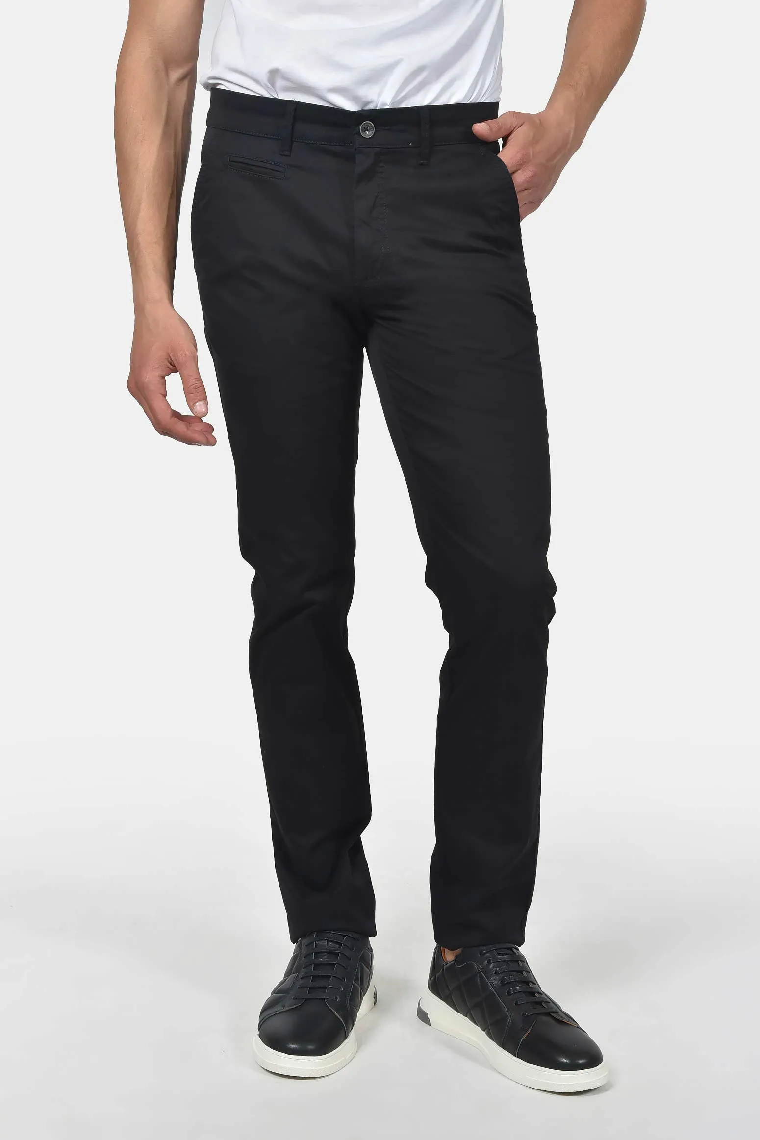 Ανδρικό Παντελόνι Chinos Slim Fit Με Άνετη Ελαστικότητα