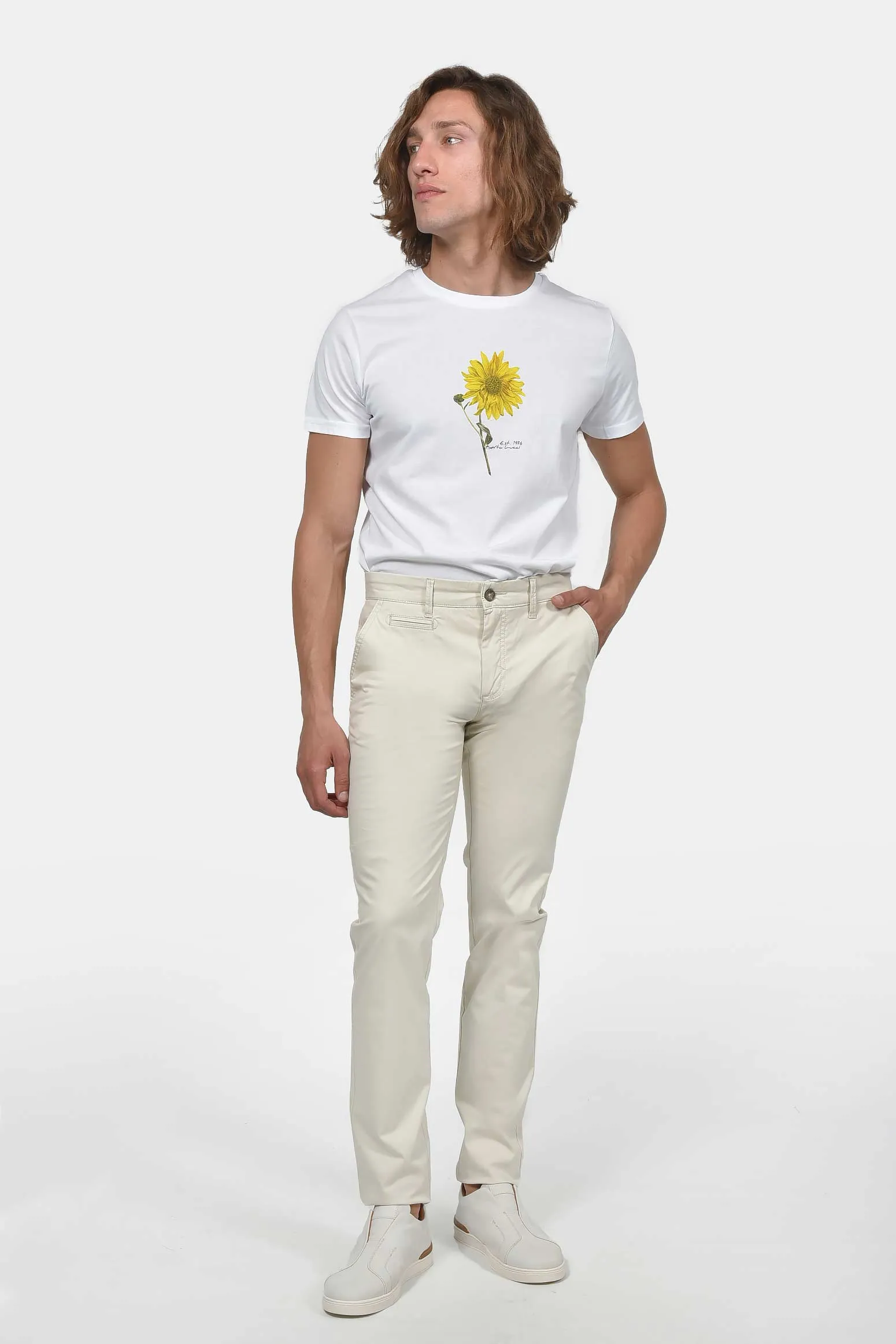 Ανδρικό Παντελόνι Chinos Slim Fit Με Άνετη Ελαστικότητα