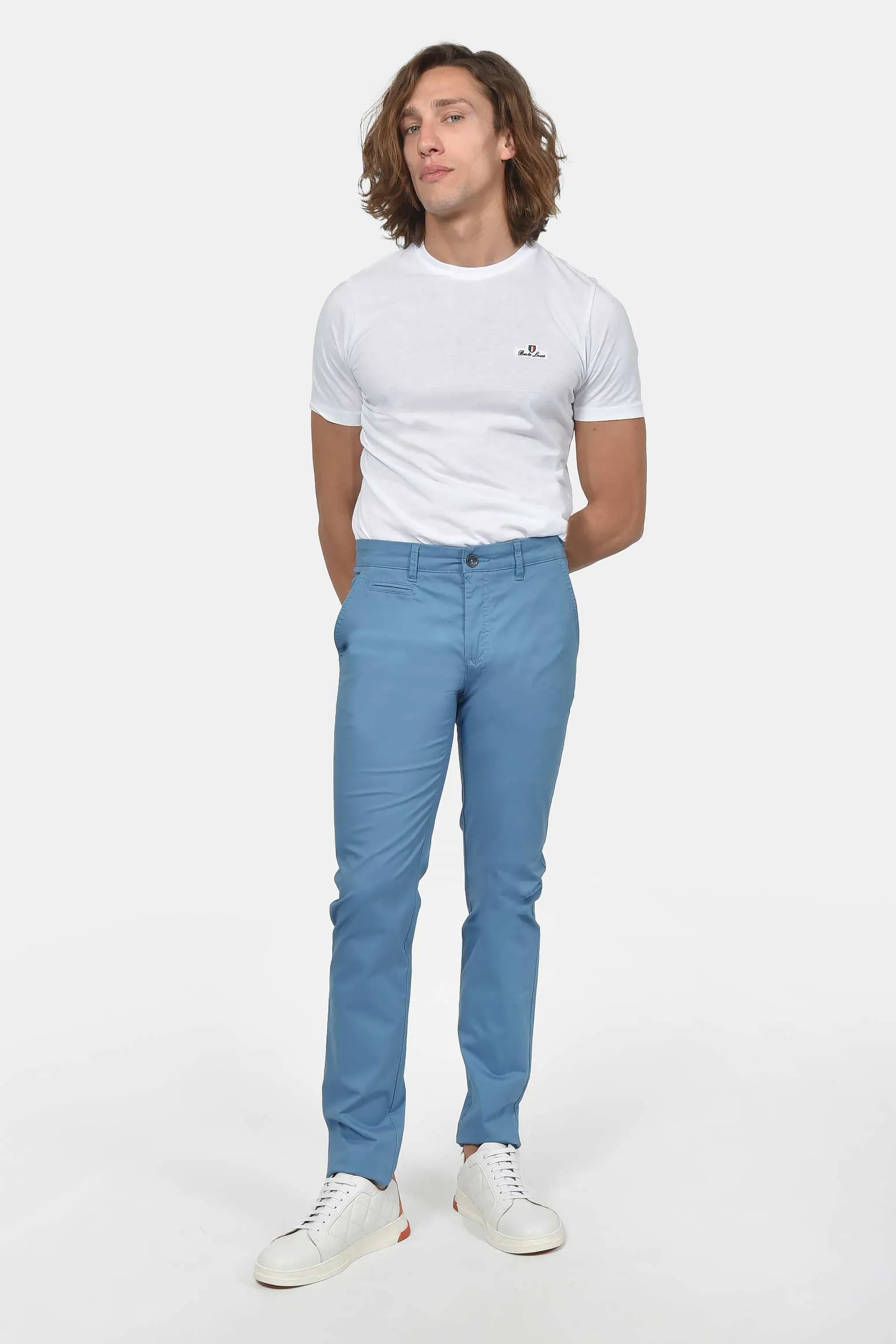 Ανδρικό Παντελόνι Chinos Slim Fit Με Άνετη Ελαστικότητα