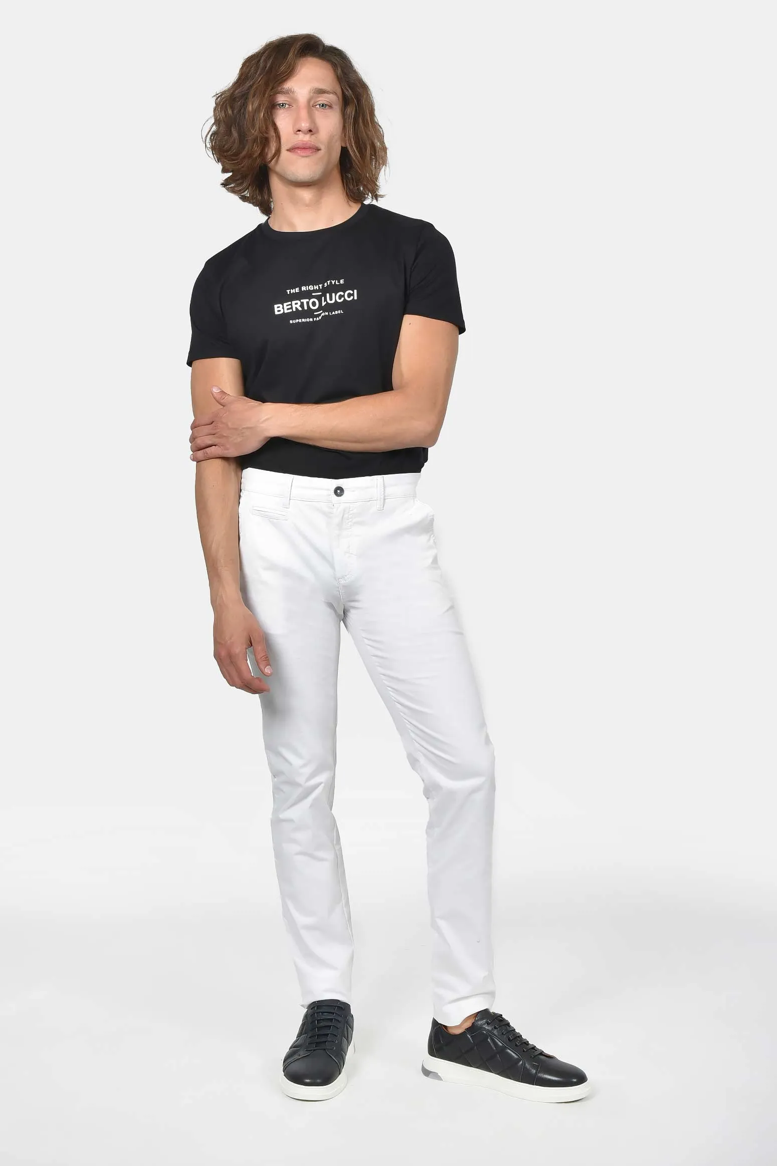 Ανδρικό Παντελόνι Chinos Slim Fit Με Άνετη Ελαστικότητα