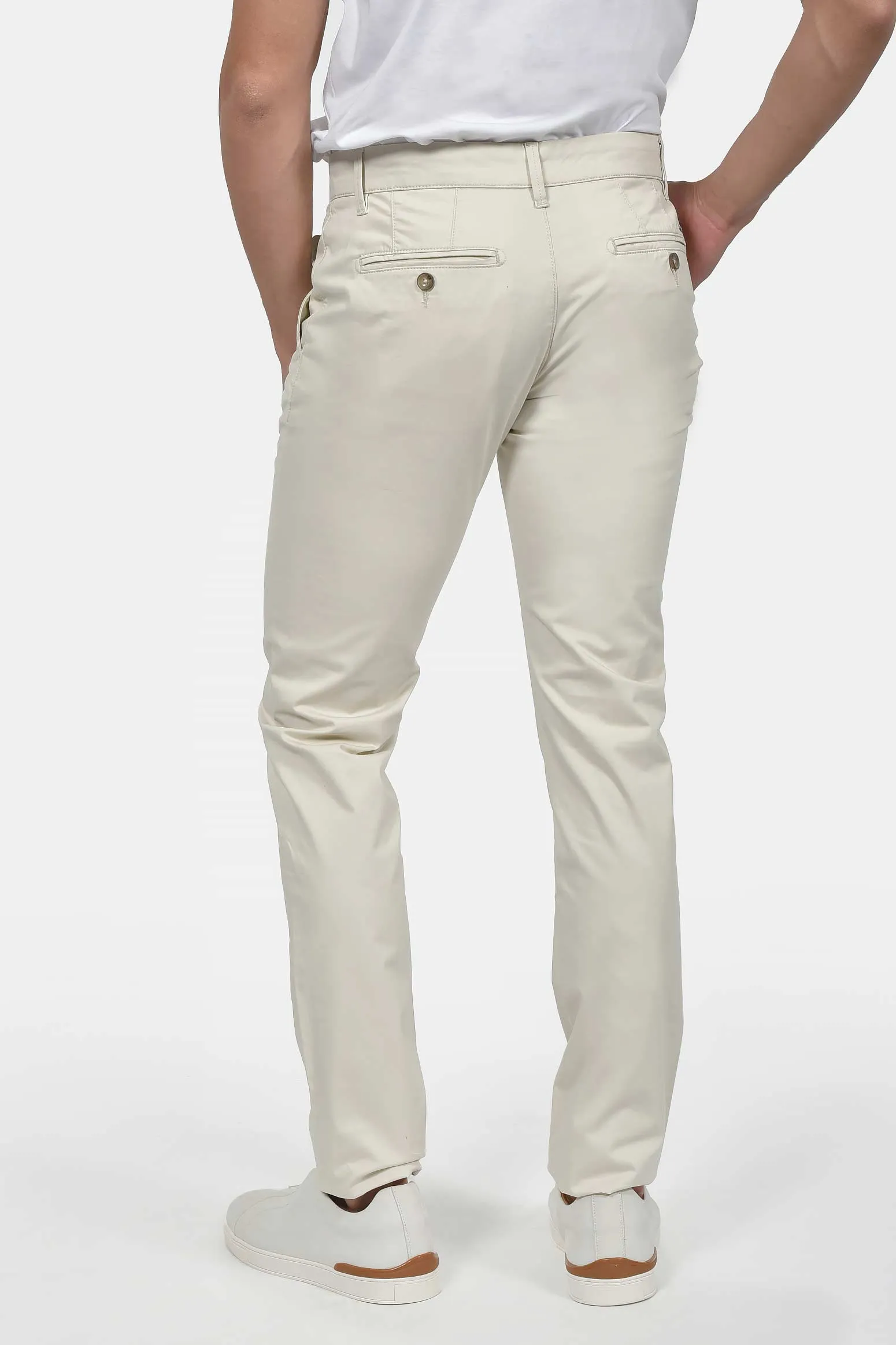 Ανδρικό Παντελόνι Chinos Slim Fit Με Άνετη Ελαστικότητα