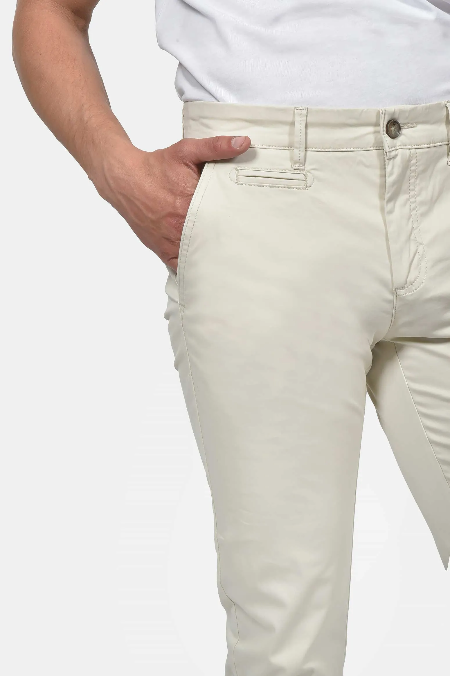Ανδρικό Παντελόνι Chinos Slim Fit Με Άνετη Ελαστικότητα