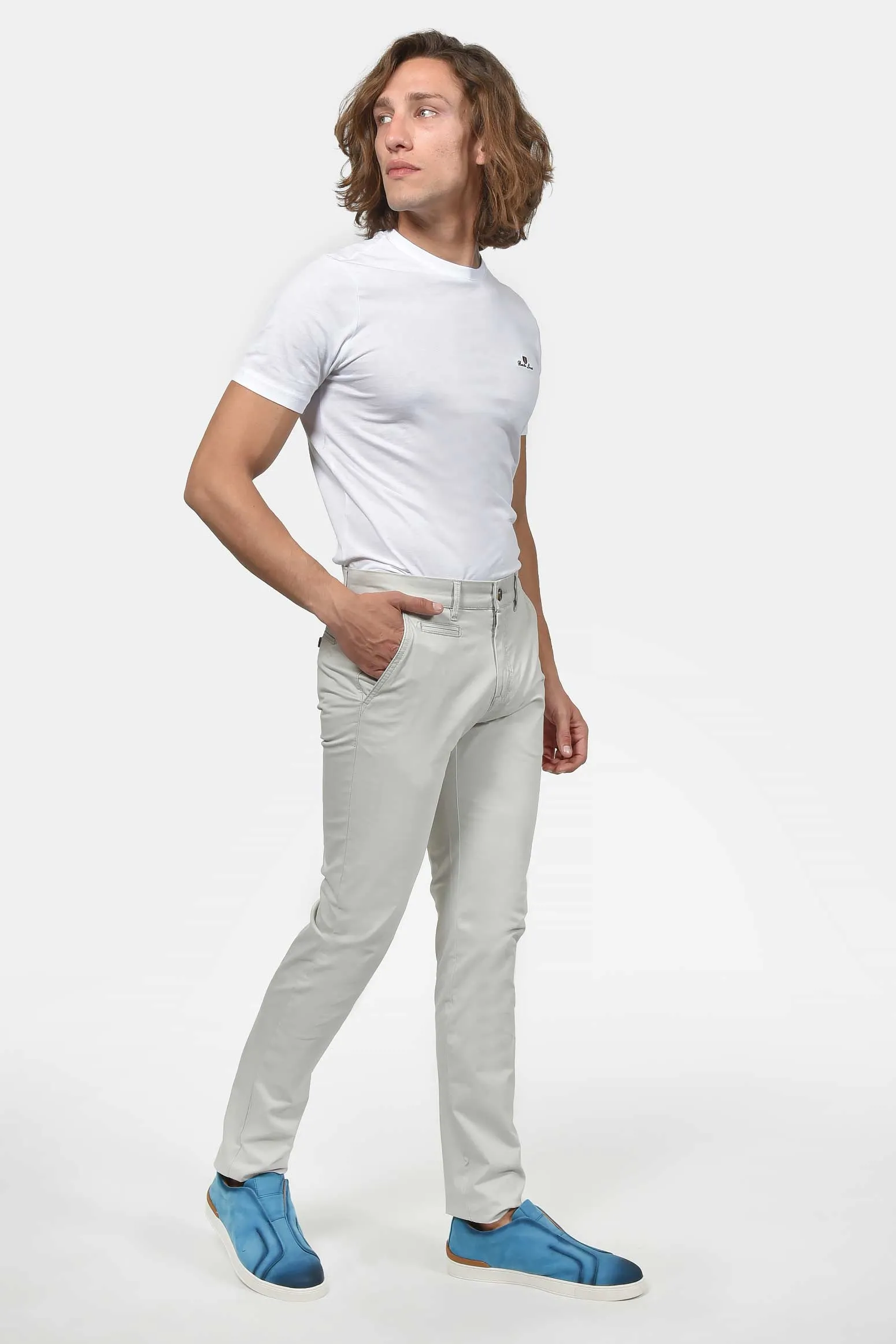 Ανδρικό Παντελόνι Chinos Slim Fit Με Άνετη Ελαστικότητα