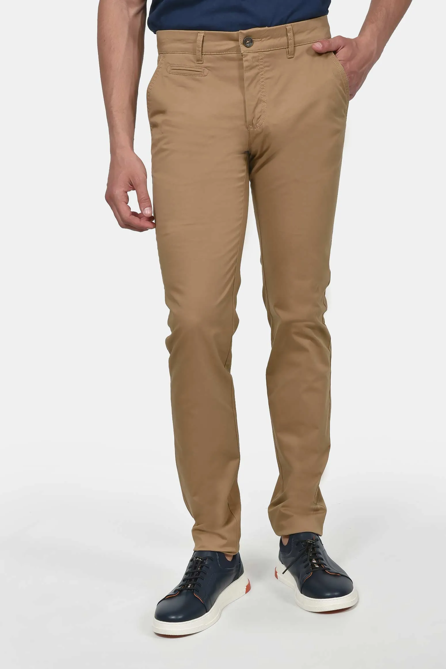 Ανδρικό Παντελόνι Chinos Slim Fit Με Άνετη Ελαστικότητα