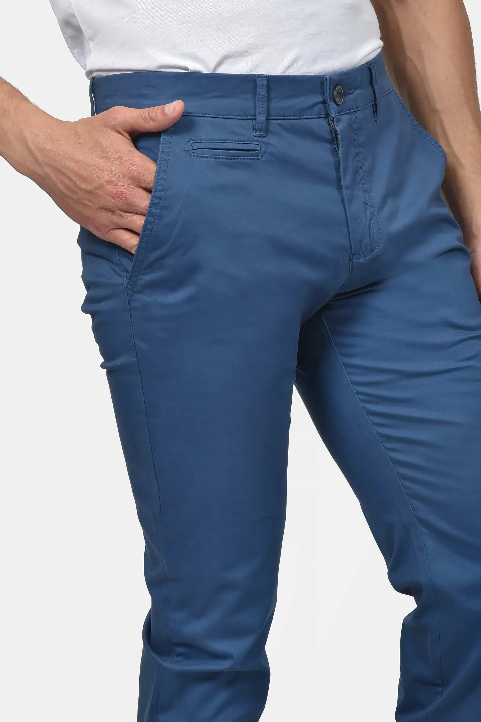 Ανδρικό Παντελόνι Chinos Slim Fit Με Άνετη Ελαστικότητα