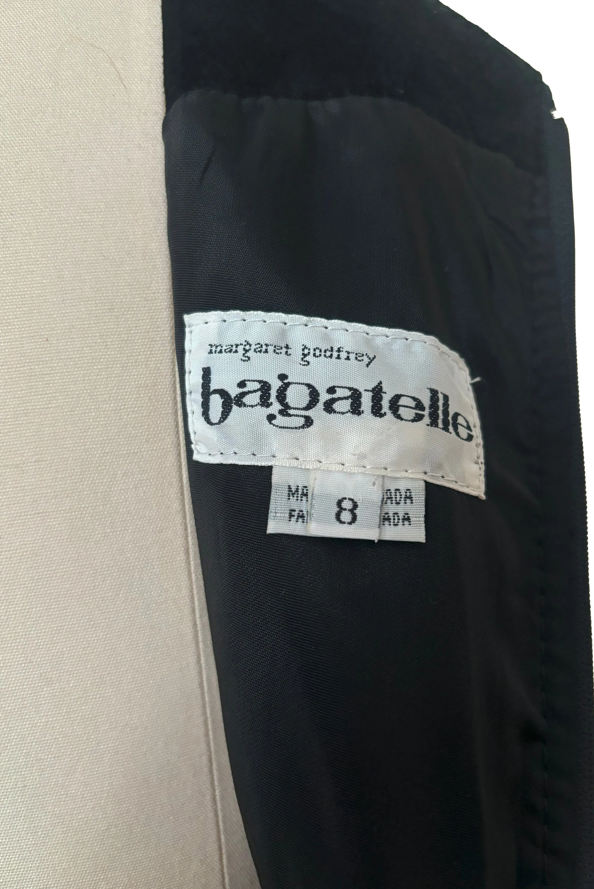 1990s Vintage Black Suede Sheath Dress by Bagatelle, Small to Medium