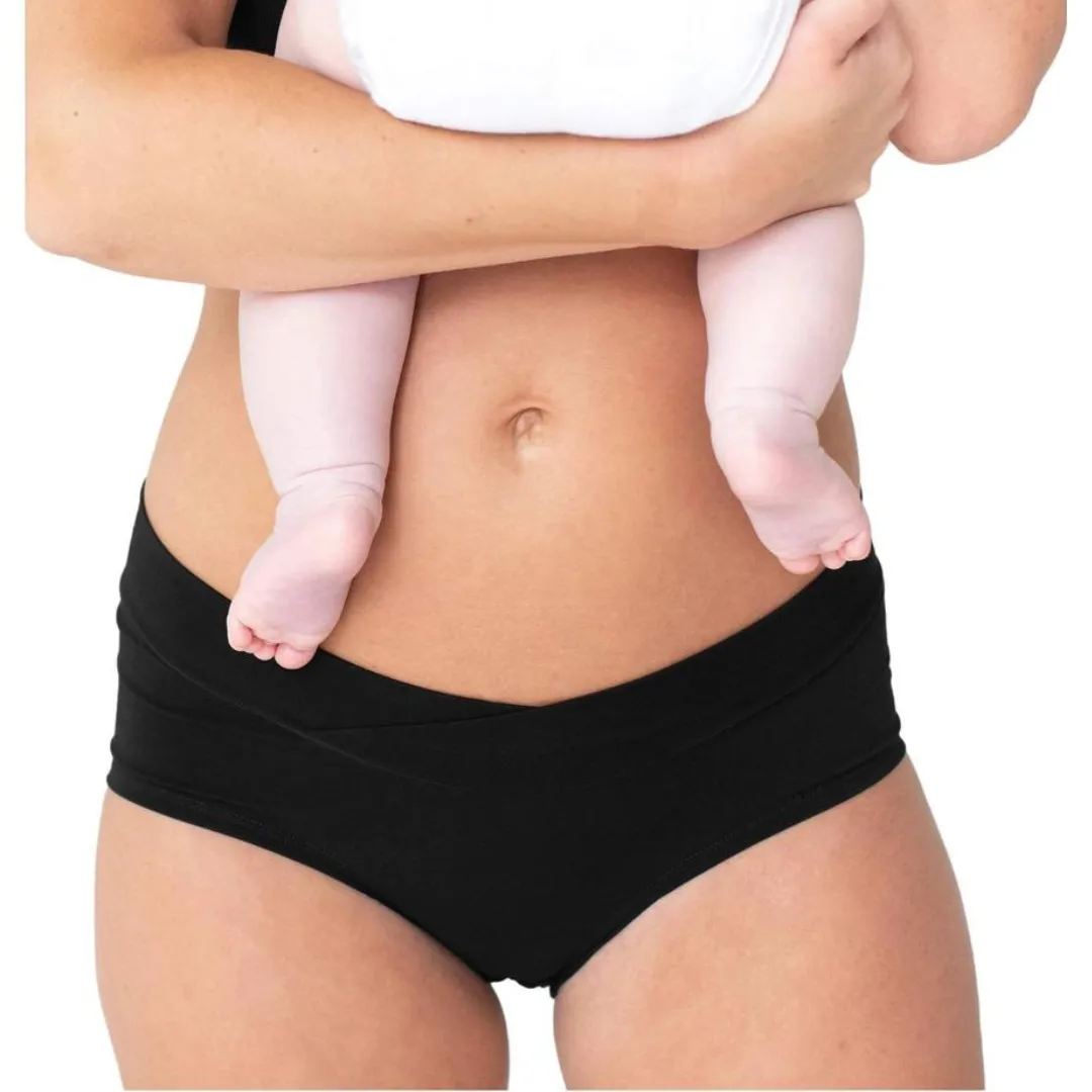 2 Pack Under the Bump Maternity Underwear Hipster Fit | XXL/3XL