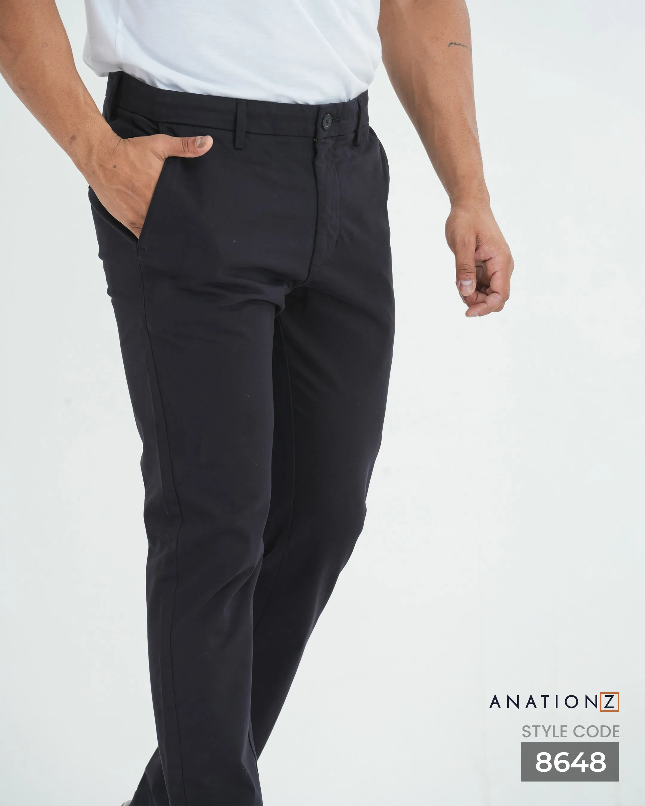 2-Ply formal Chinos - Black