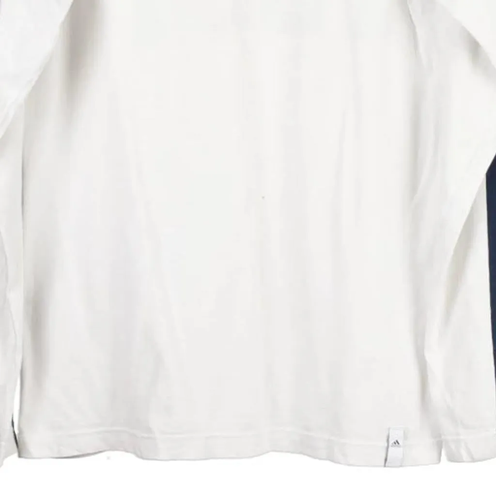 All I Got Adidas Long Sleeve T-Shirt - Medium White Cotton