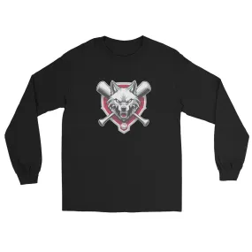Angry Wolf baseball Long Sleeve Shirt