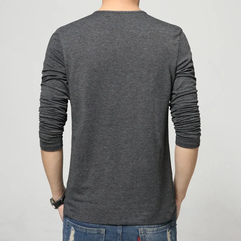 Autumn Men's Oversize Long Sleeve T-Shirt