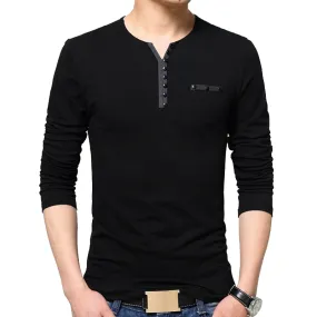 Autumn Men's Oversize Long Sleeve T-Shirt