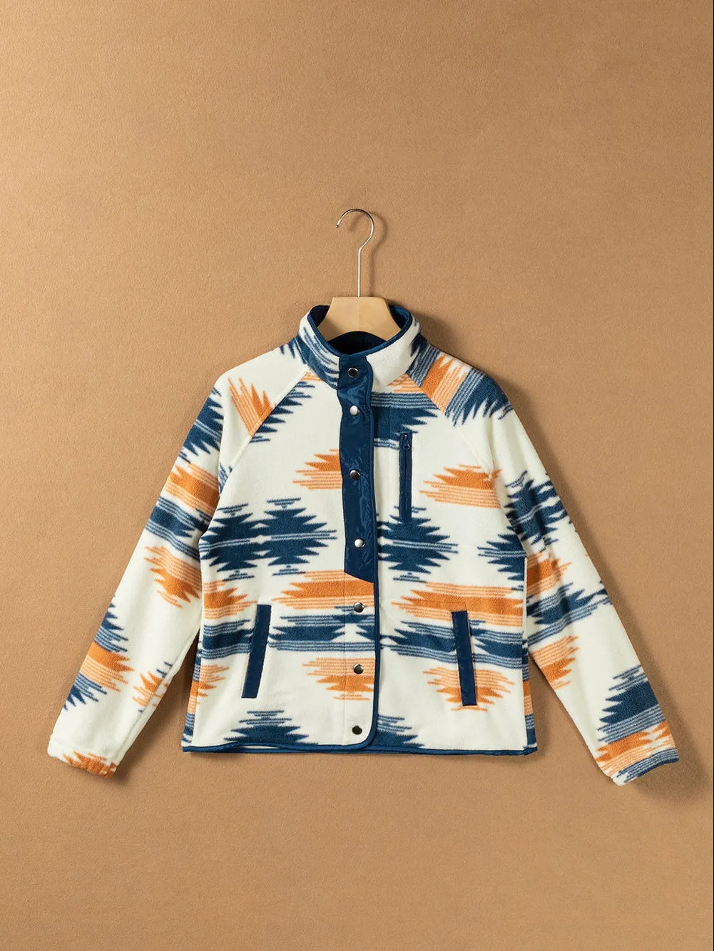 Bohemian Style Fleece Jacket