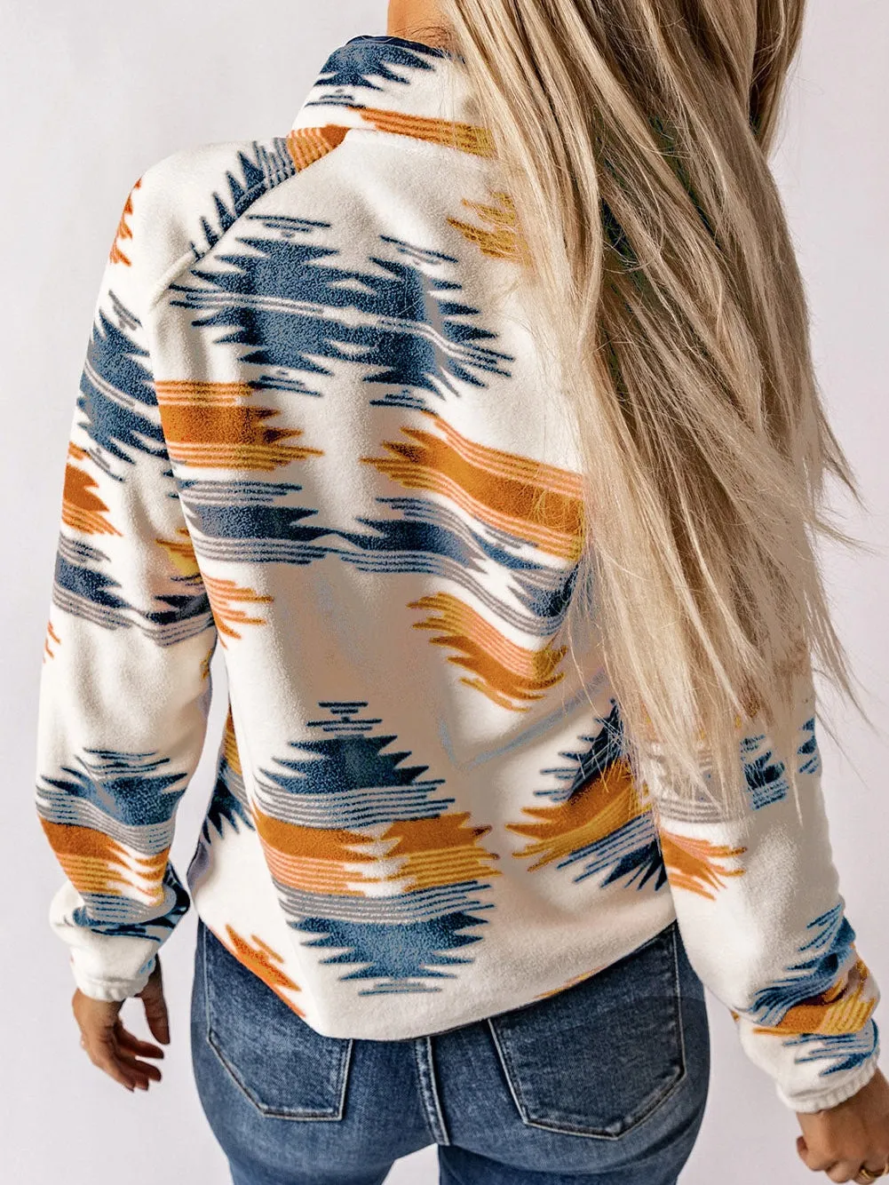 Bohemian Style Fleece Jacket