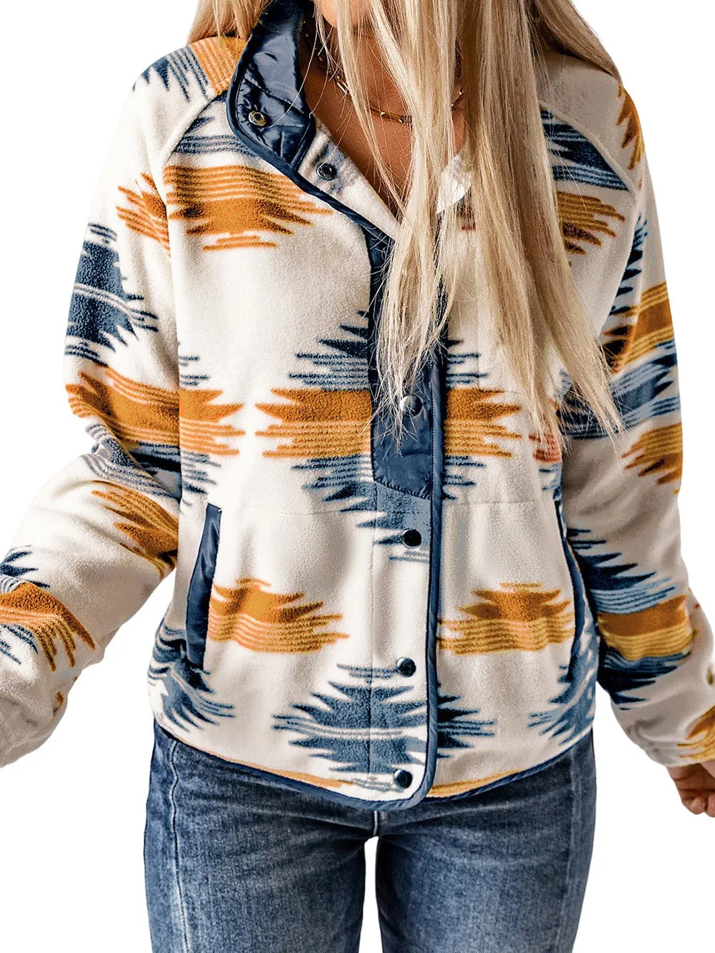 Bohemian Style Fleece Jacket