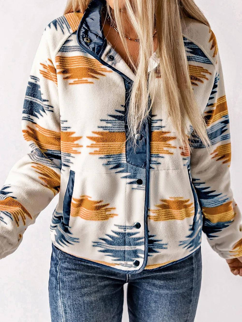 Bohemian Style Fleece Jacket