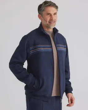 Breakaway Huxter Snowy Mt Fleece Jacket - Ink