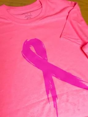 Breast Cancer Ribbon T-Shirt/Hoodie/Long Sleeve T-Shirt $10 (T-SHIRT)