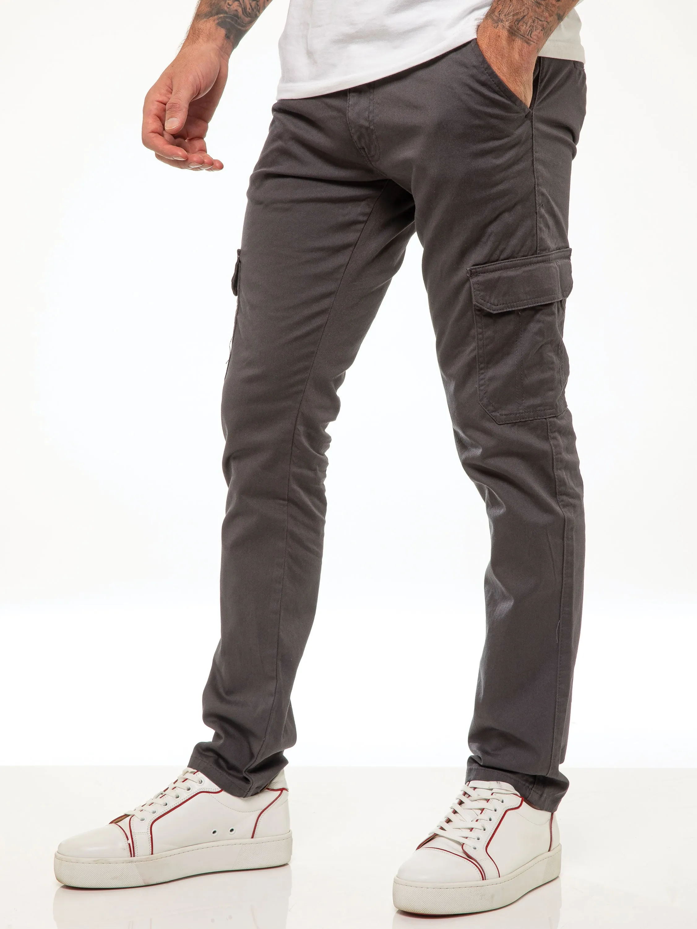 Bryce Stretch Cargo Pants - Grey