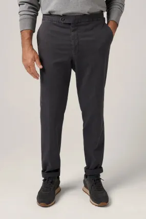 Christian Kimber Italian Melange Chino - Slate - LUCKY LAST