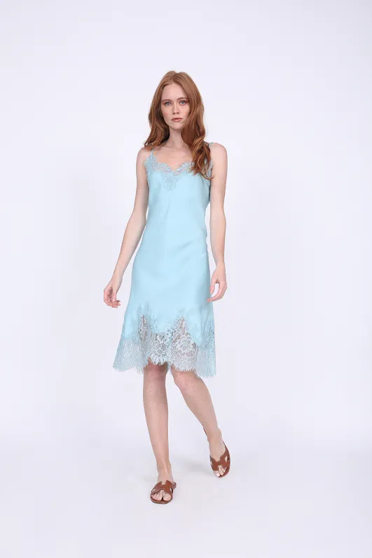 Coco Bodice Lace Dress Muted Rose