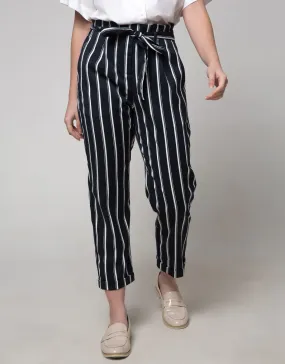 Connexion Long Pants Stripes Ruffle