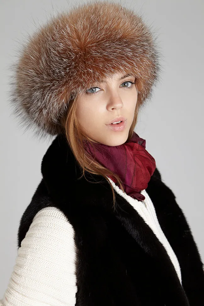 Crystal Fox Fur Headband