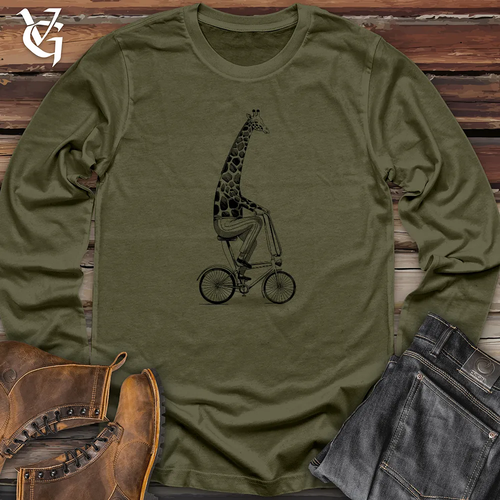 Cycling Giraffe Long Sleeve