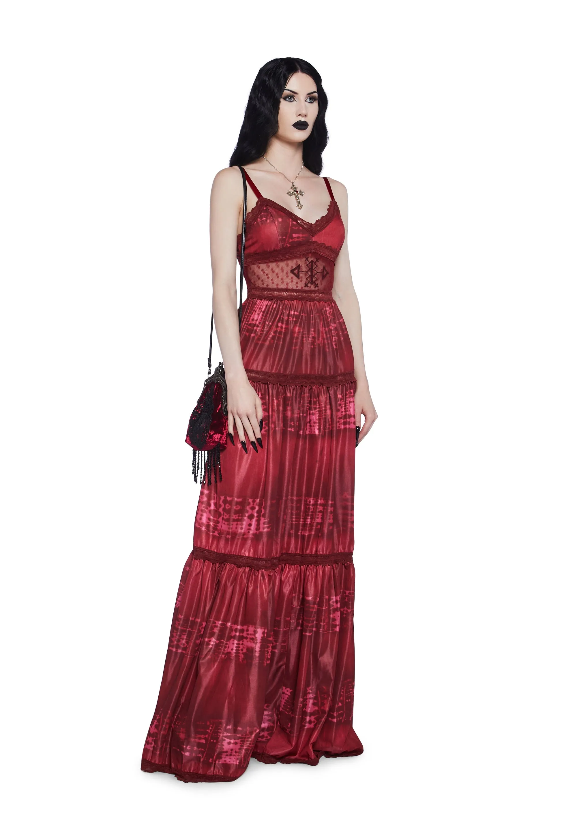 Dark Angel Maxi Slip Dress