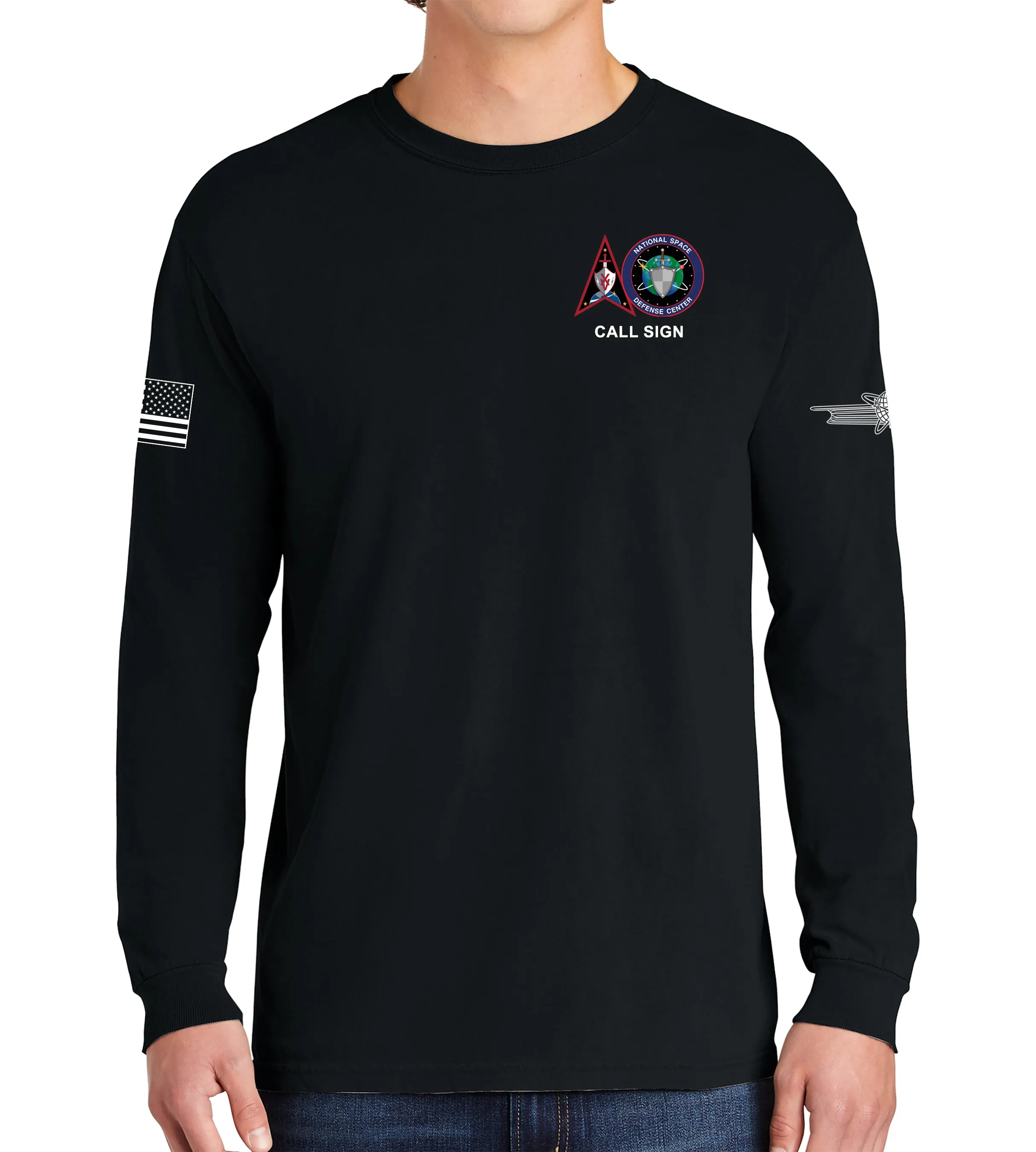 DEL 15 & NSDC Long Sleeve 50-50 Blend Unisex Shirt. This shirt IS approved for PT.