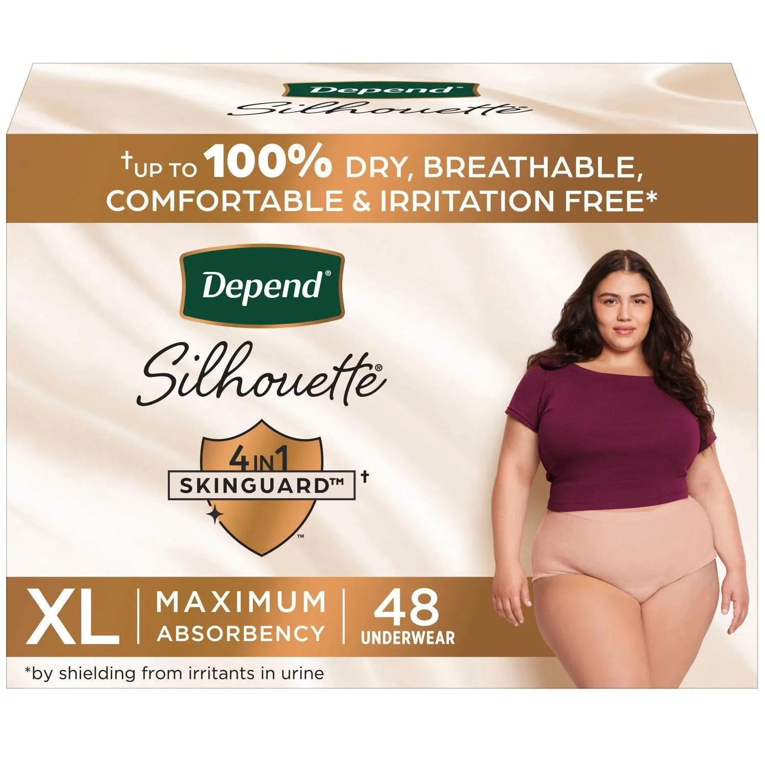 Depend Silhouette Incontinence Underwear for Women, Maximum Absorbency, Choose Your Size