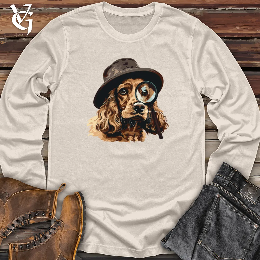Detective Spaniel Sleuth Long Sleeve