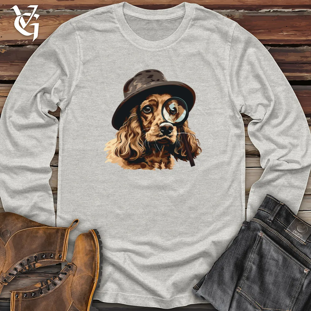 Detective Spaniel Sleuth Long Sleeve