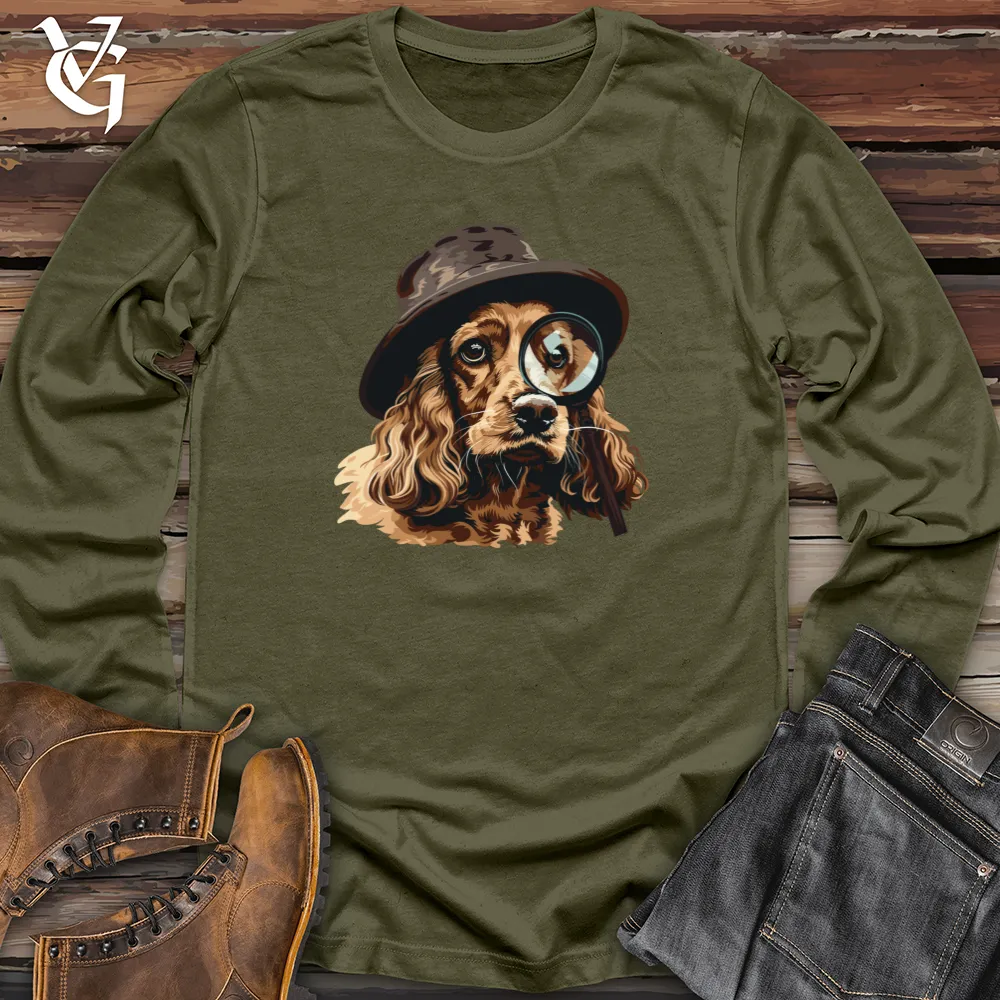 Detective Spaniel Sleuth Long Sleeve