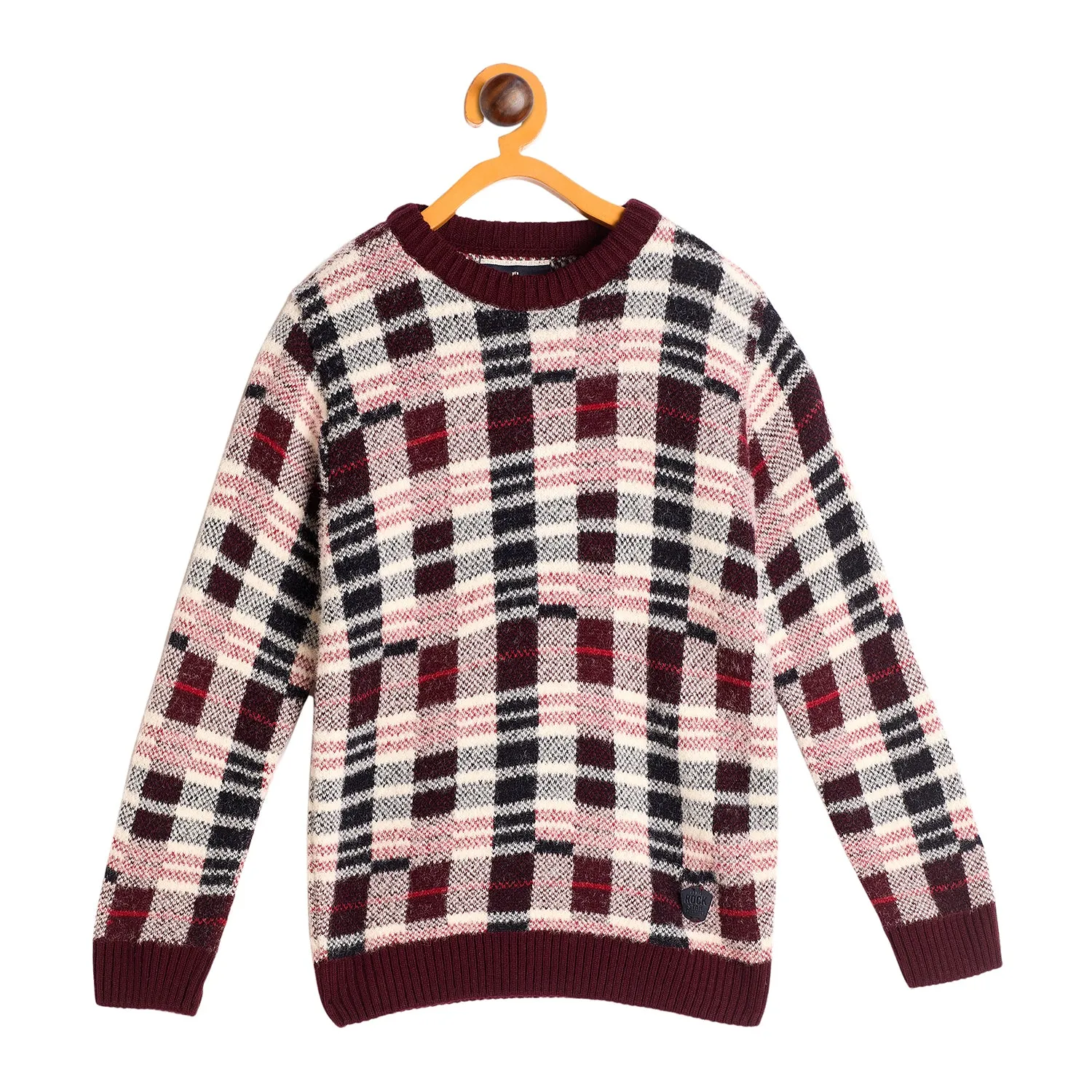 Duke Stardust Boys Full Sleeve Round Neck Pullover (SDS3645)