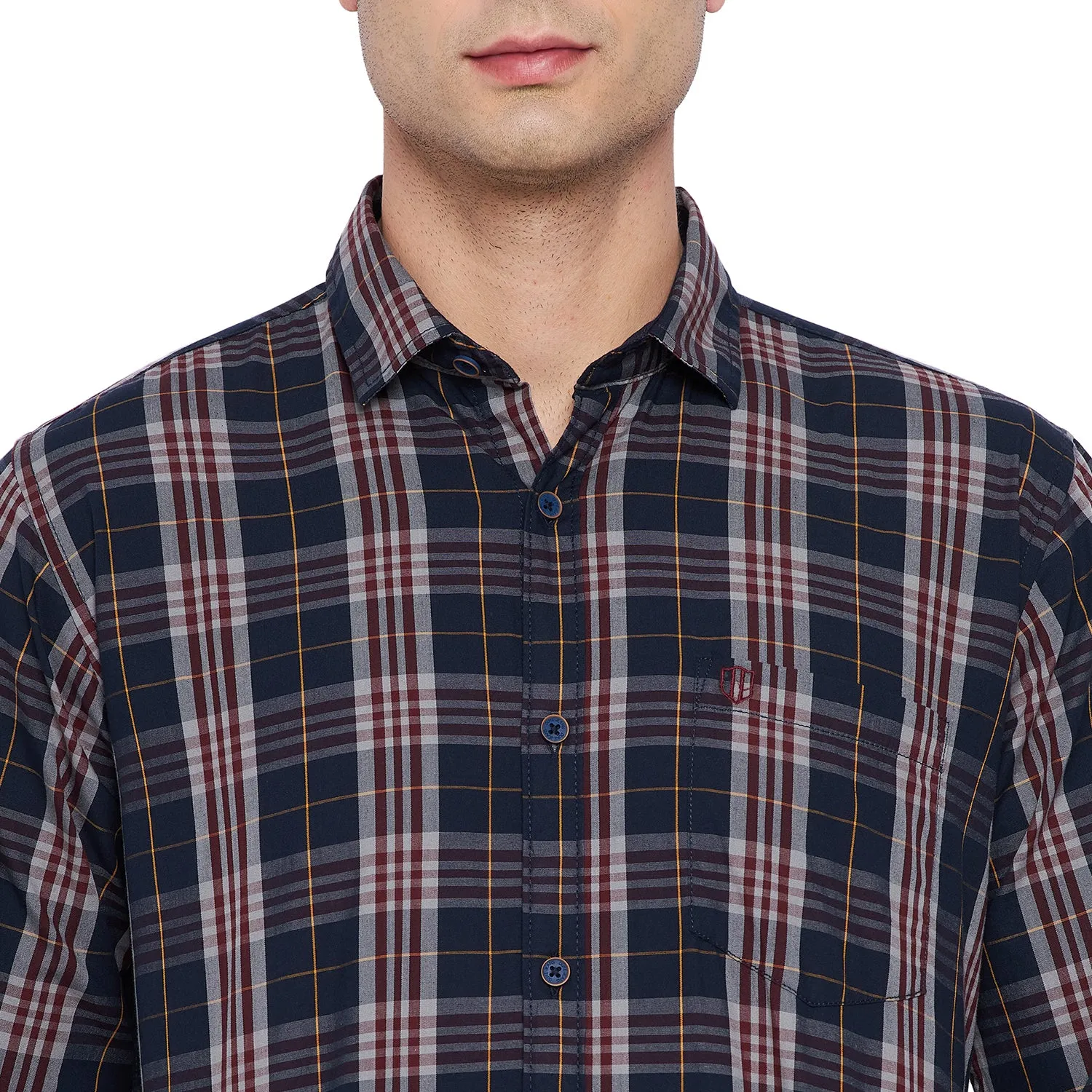 Duke Stardust Men Full Sleeve  Cotton Shirt (SDO5CKC)