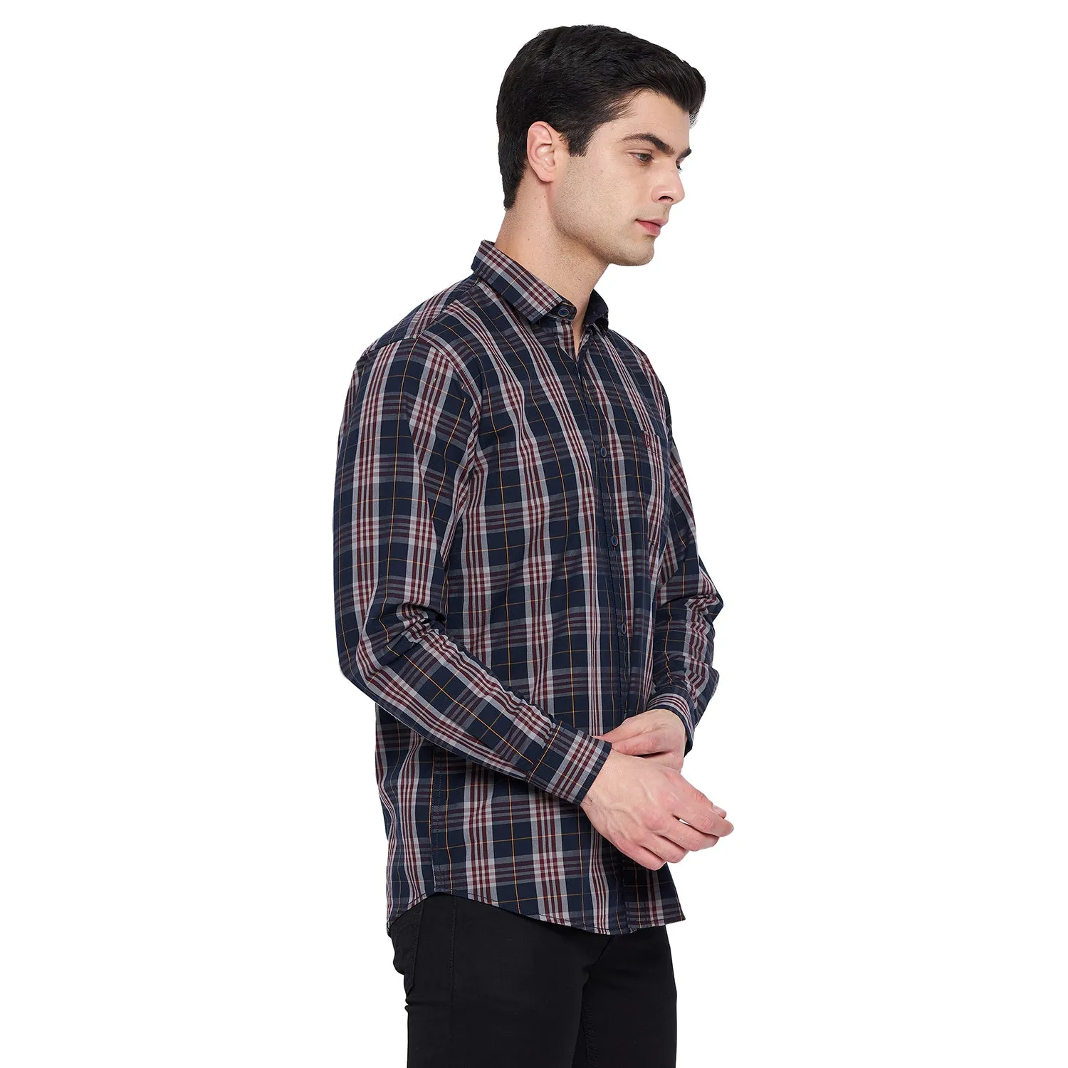 Duke Stardust Men Full Sleeve  Cotton Shirt (SDO5CKC)
