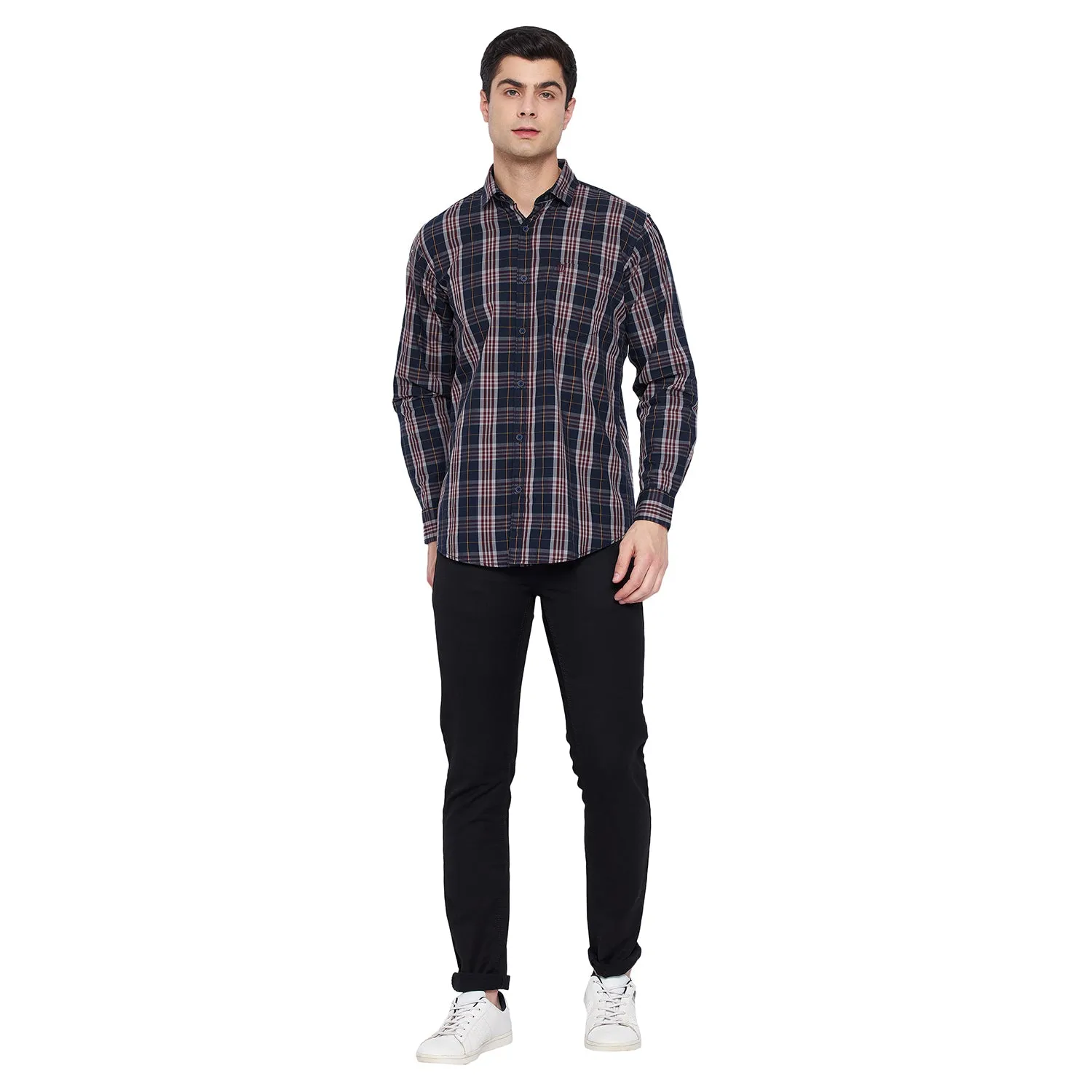 Duke Stardust Men Full Sleeve  Cotton Shirt (SDO5CKC)
