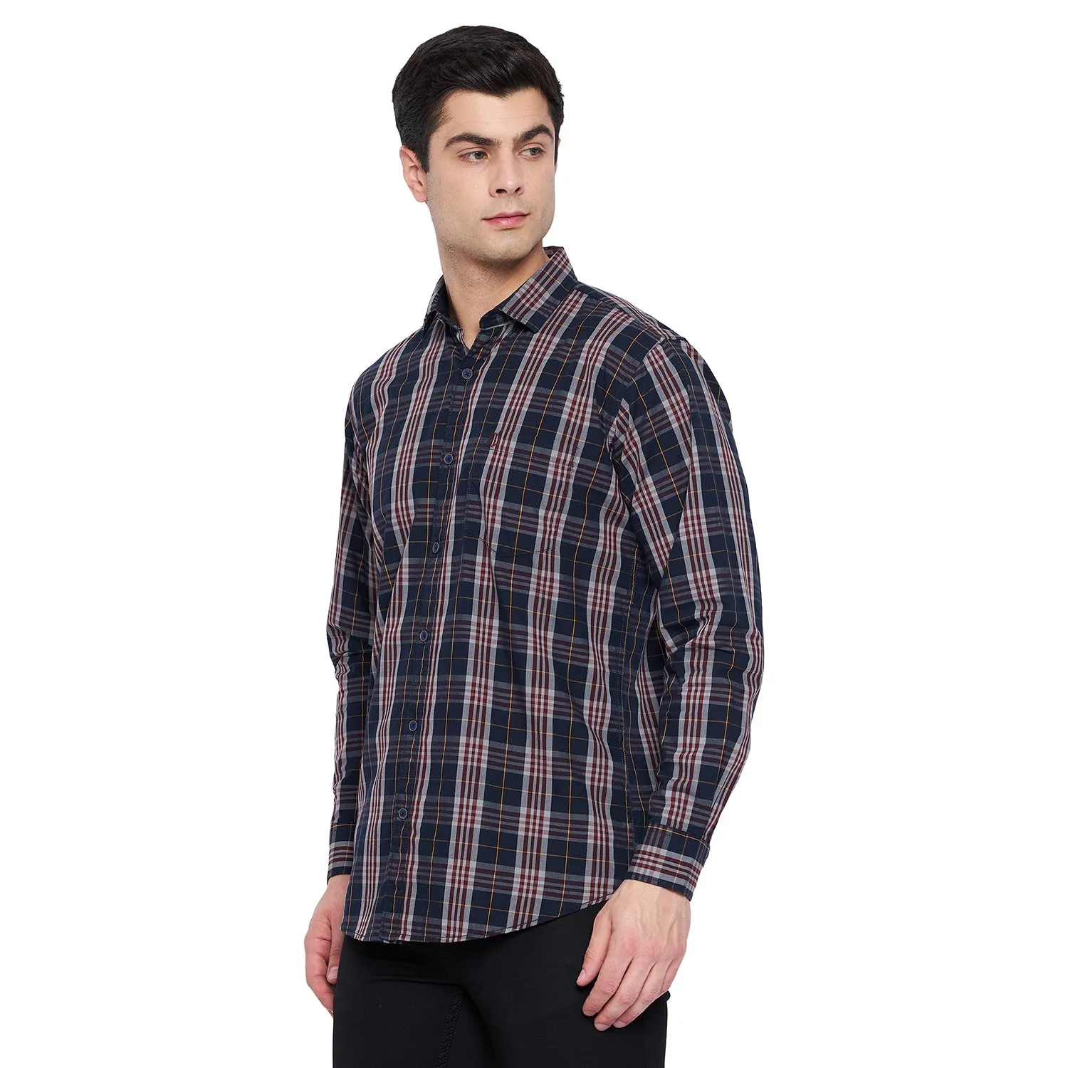 Duke Stardust Men Full Sleeve  Cotton Shirt (SDO5CKC)