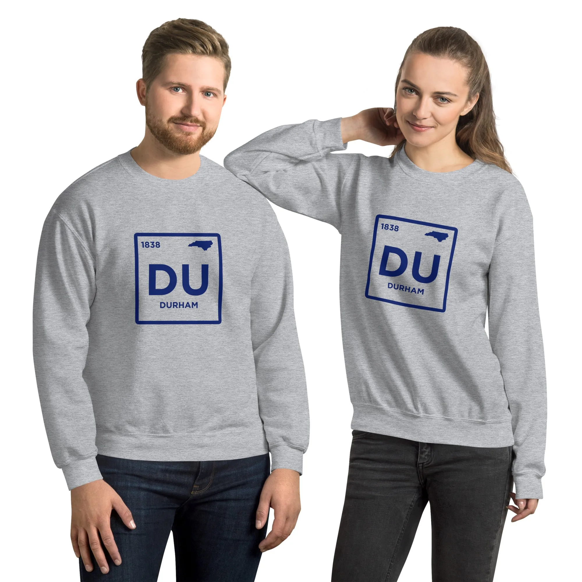 Duke University Durham Periodic Symbol Unisex Sweatshirt