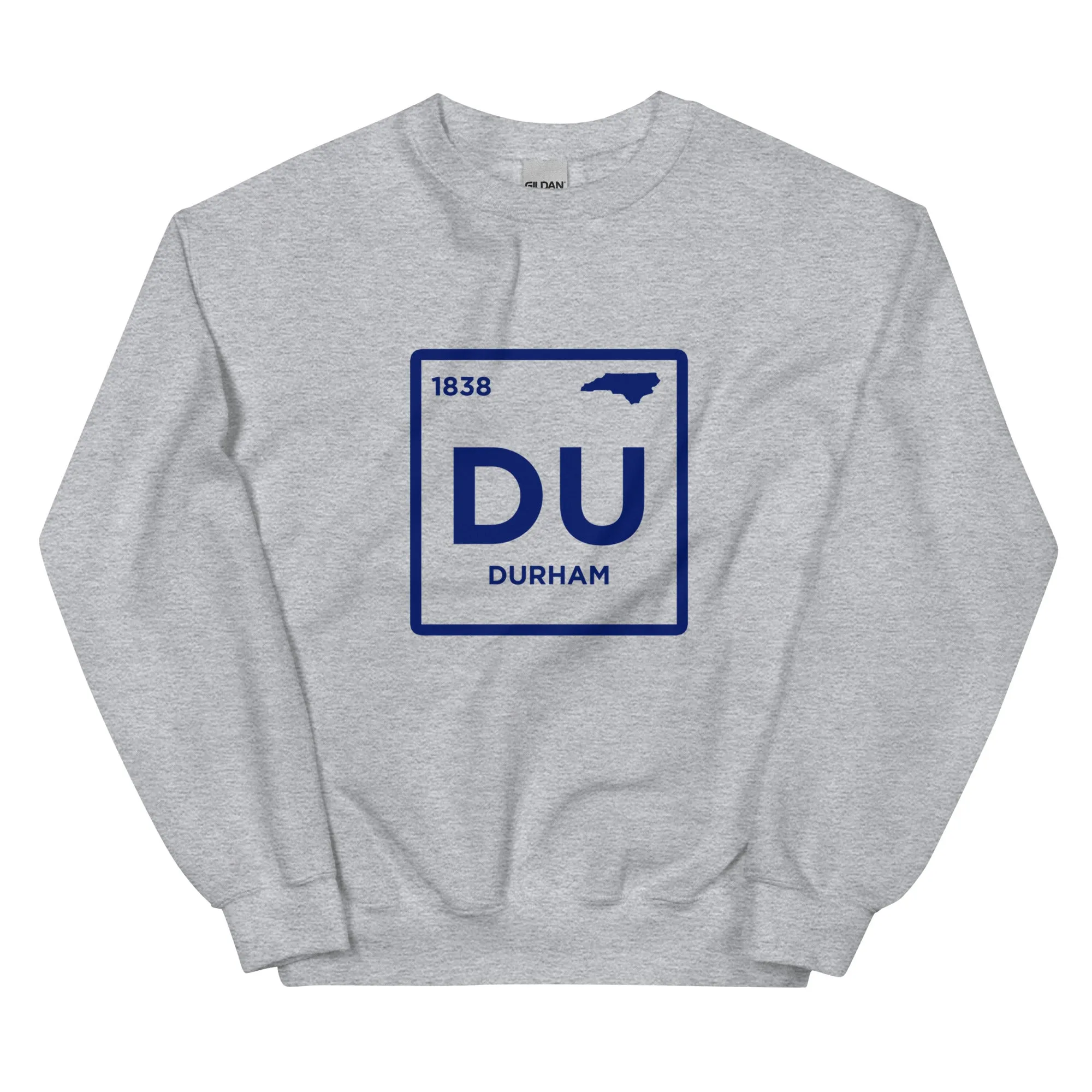 Duke University Durham Periodic Symbol Unisex Sweatshirt