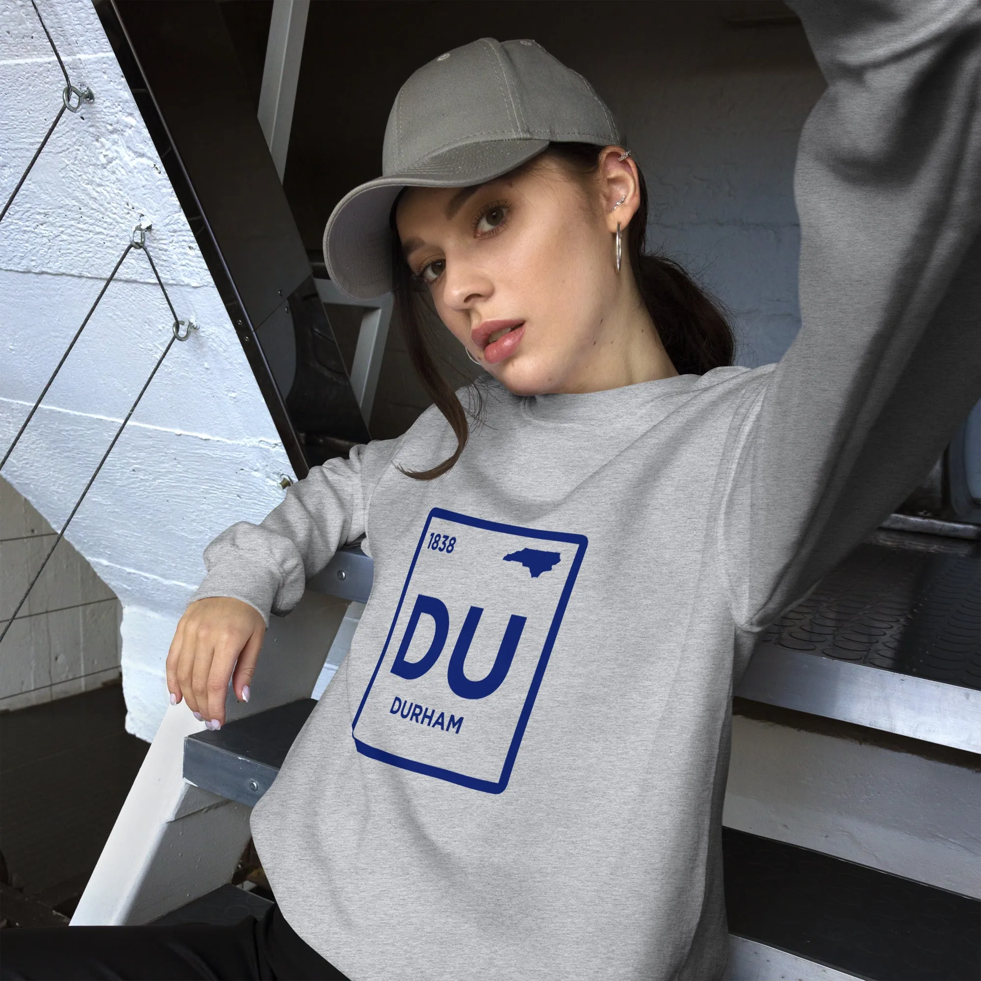 Duke University Durham Periodic Symbol Unisex Sweatshirt