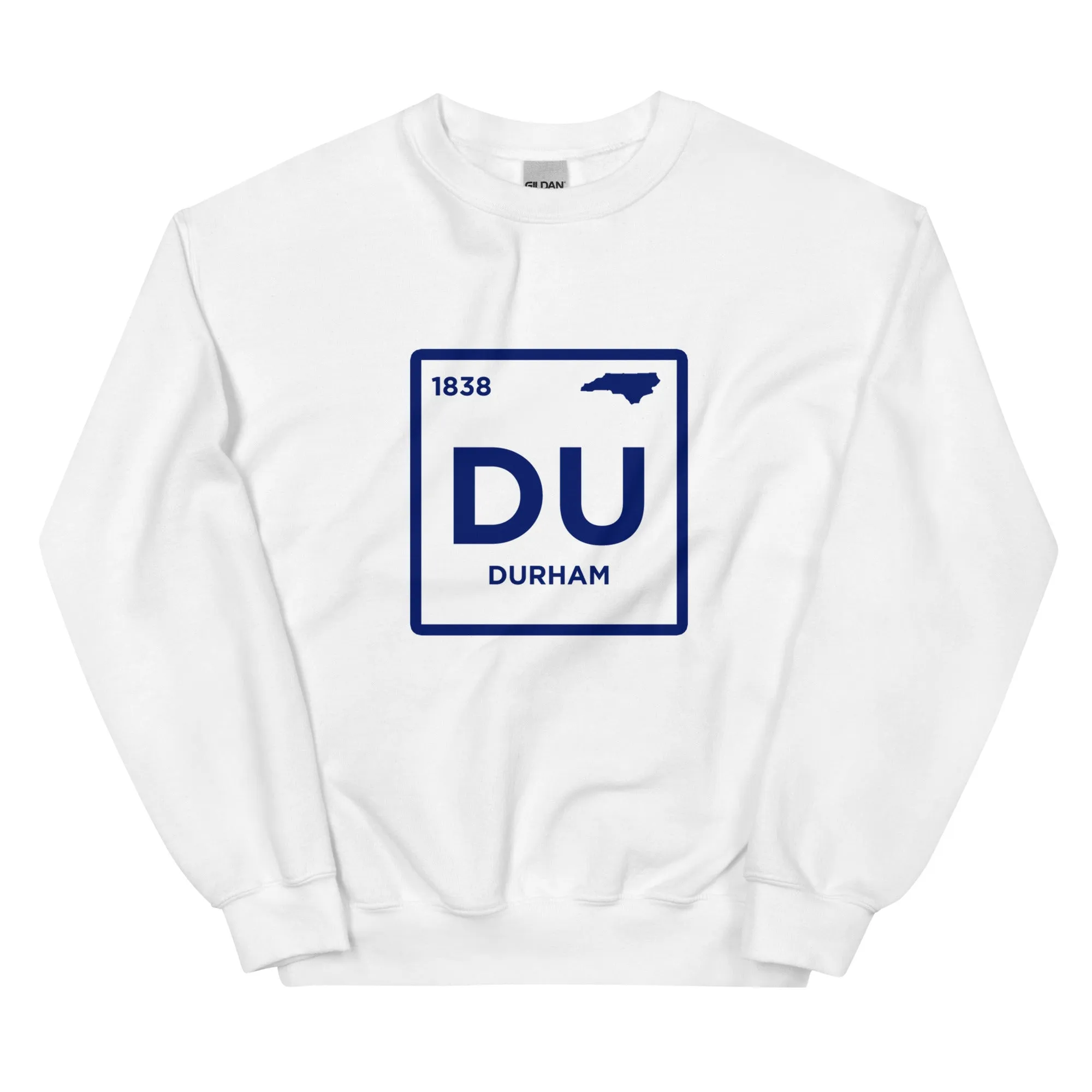 Duke University Durham Periodic Symbol Unisex Sweatshirt