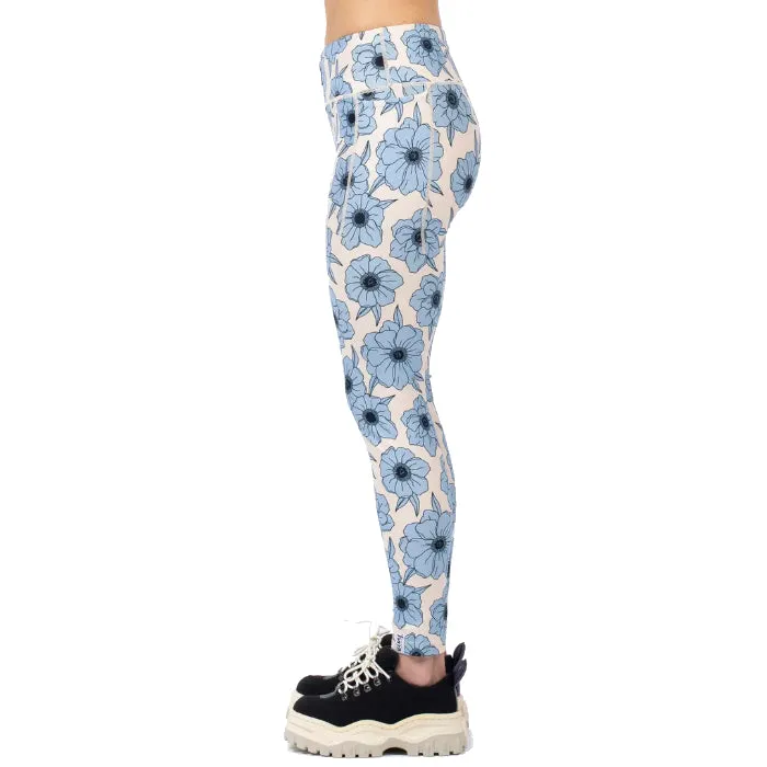 EIVY POCKET TIGHTS THERMOBROEK - BLUE FLOWER