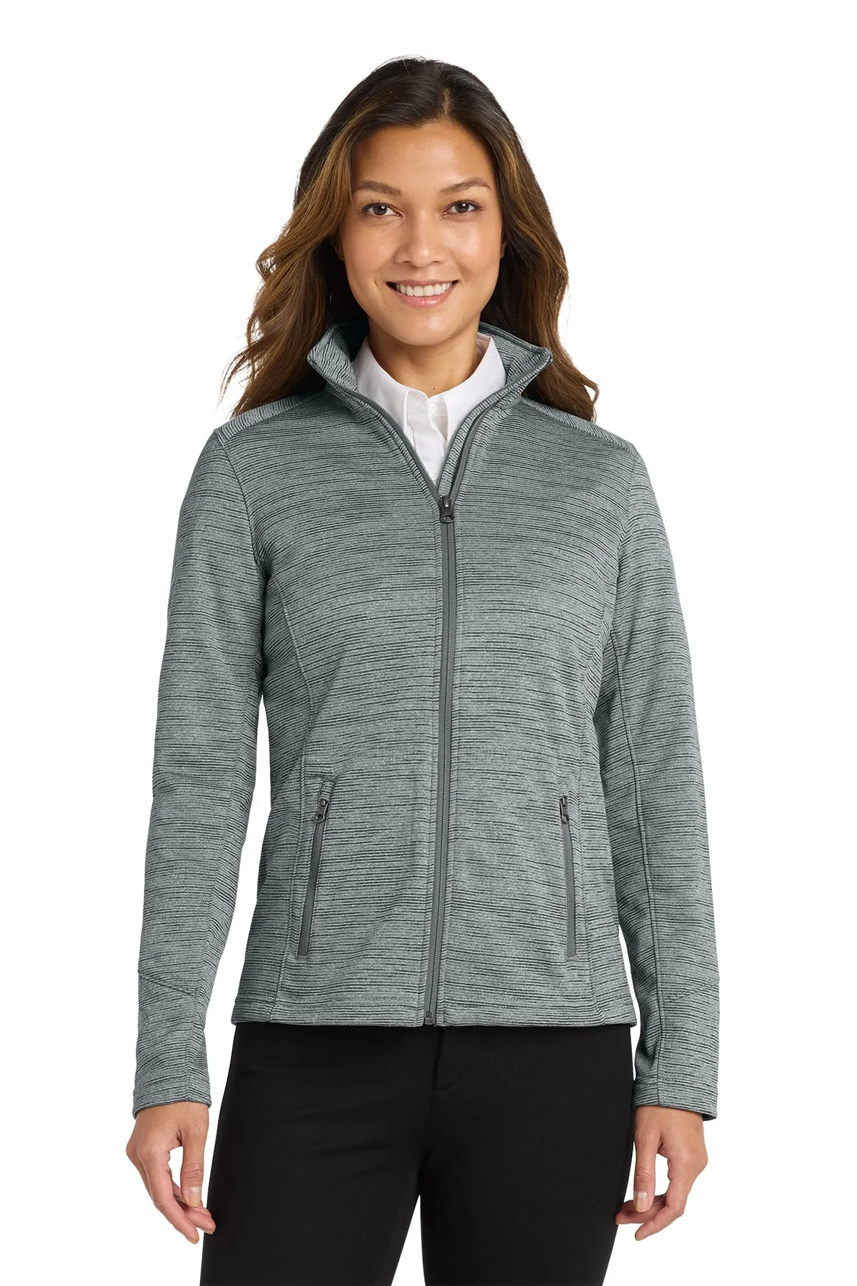 EMBROIDERED - L231 - Port Authority® Ladies' Digi-Stripe Fleece Jacket