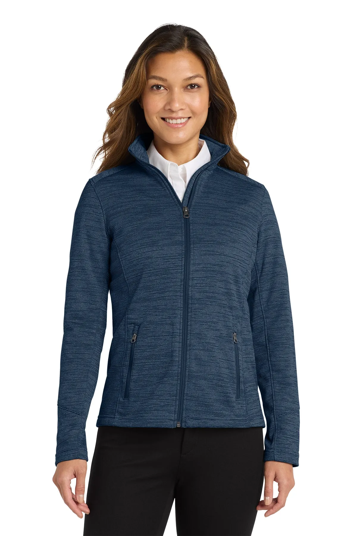 EMBROIDERED - L231 - Port Authority® Ladies' Digi-Stripe Fleece Jacket