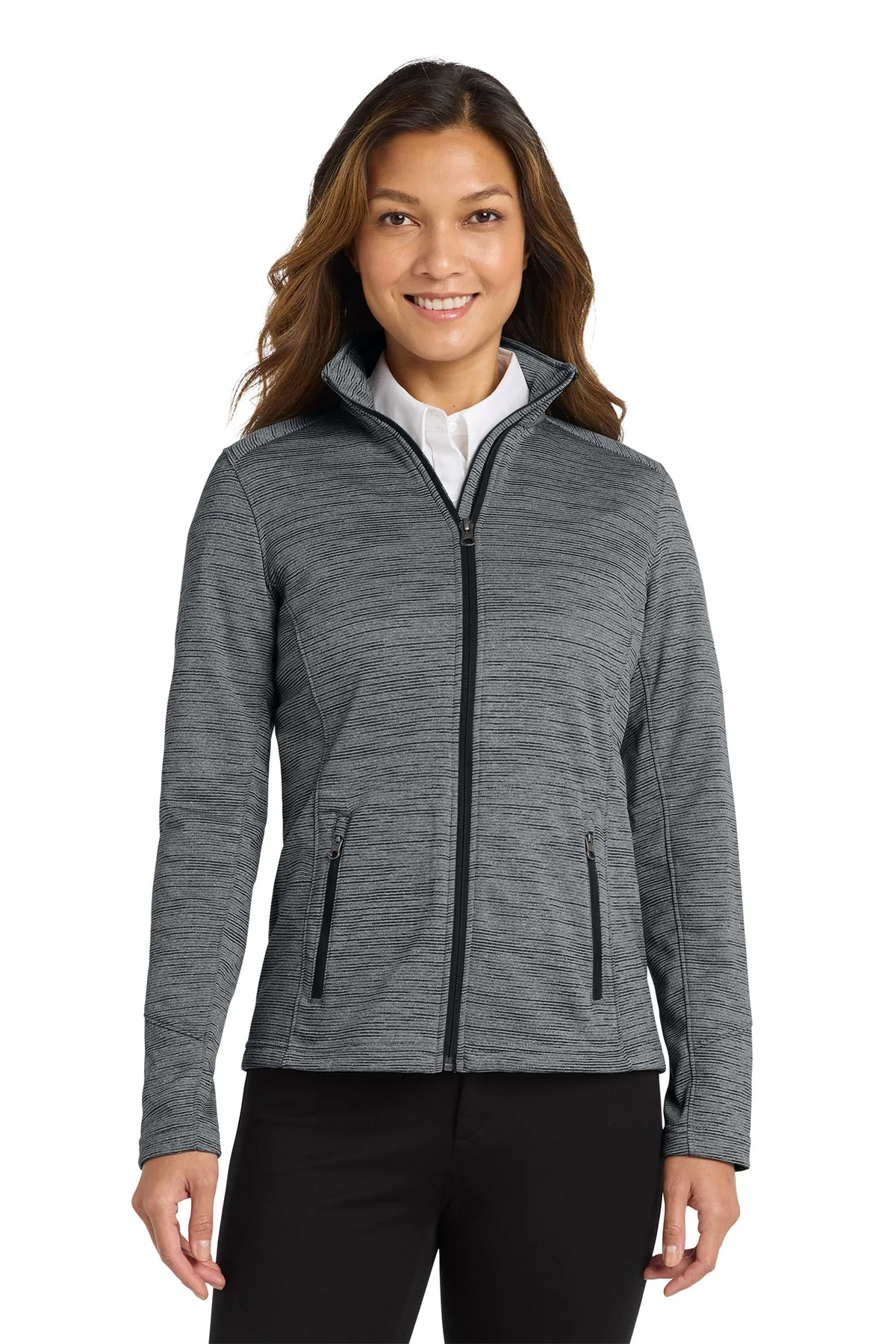 EMBROIDERED - L231 - Port Authority® Ladies' Digi-Stripe Fleece Jacket